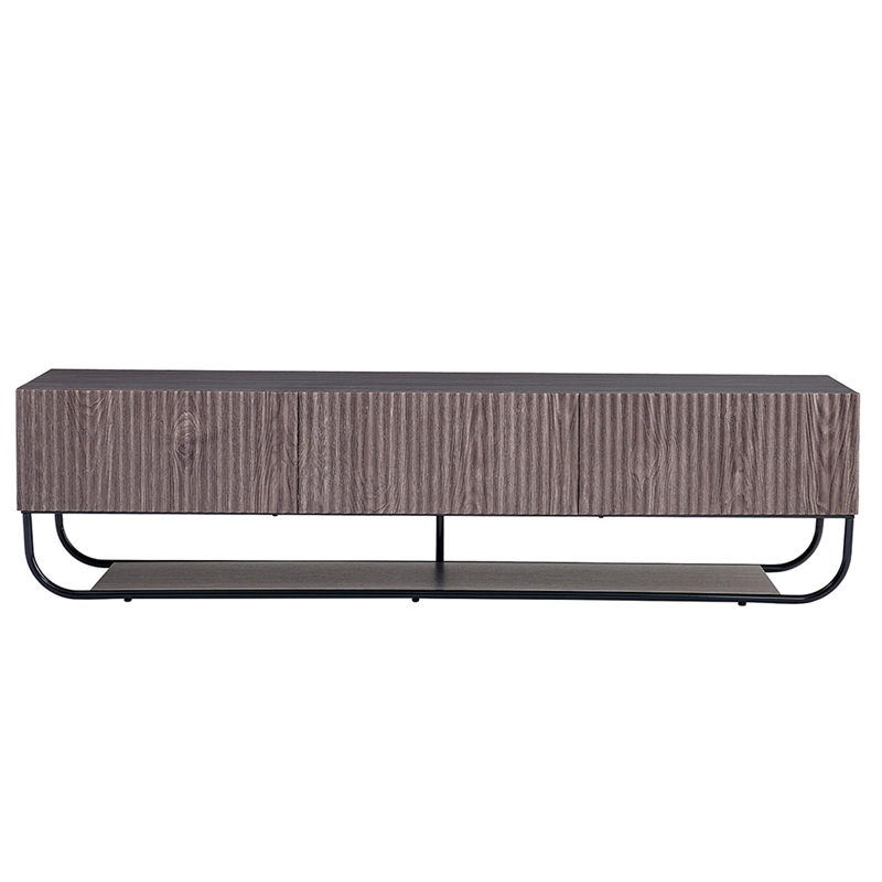 WPFurniture Glam Tv Stand in Gray