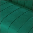 Foxy Velvet Sofa in Green