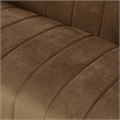 Foxy Velvet Sofa in Dark Brown