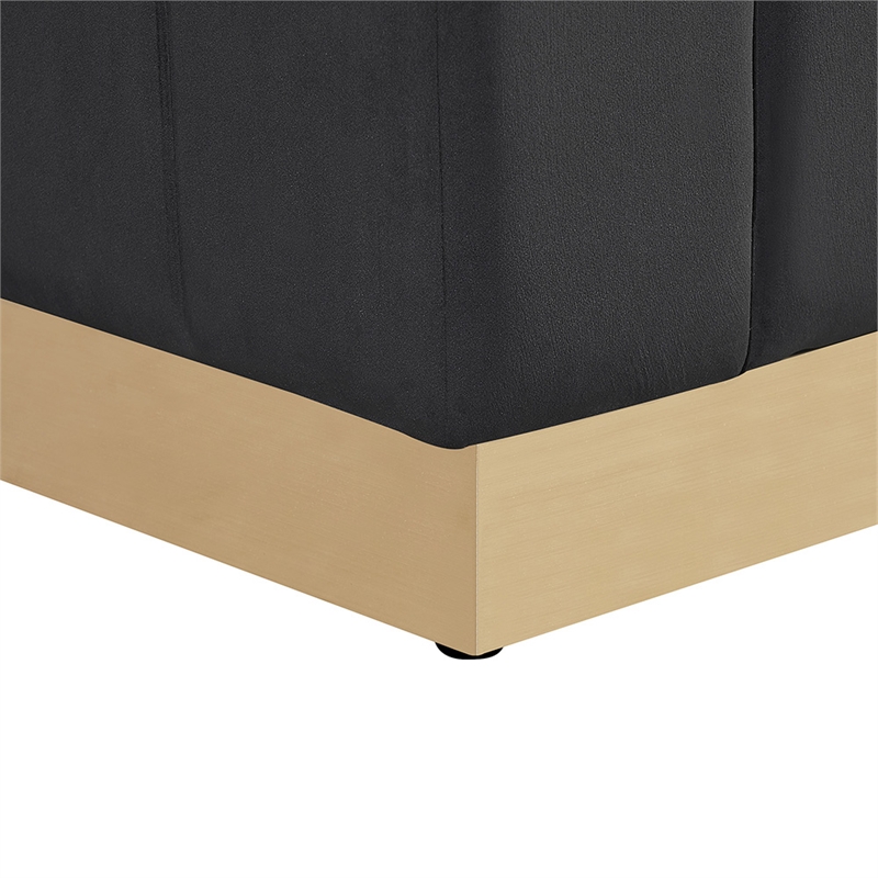 Foxy Velvet Sofa in Espresso