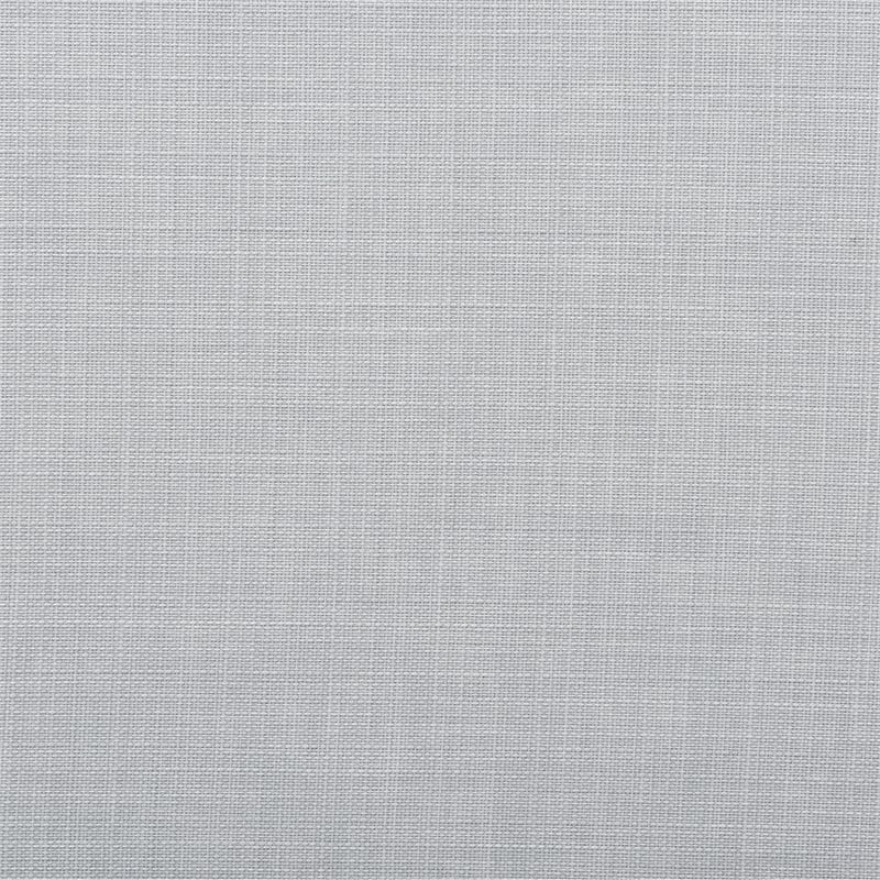 Hampton Linen Fabric Upholstered Twin Platform Bed in Light Blue