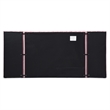 Avalon Velvet Upholstered Queen Platform Bed with Wings in Pink