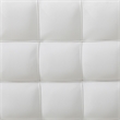 Livia Queen Size Faux Leather Upholstered Bed Fram in White
