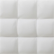 Livia King Size Faux Leather Upholstered Bed Fram in White