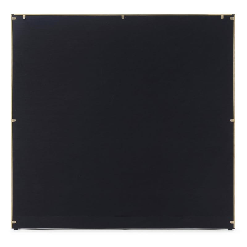 Rollie Vegan Leather Upholstered Queen Bed Frame In Black