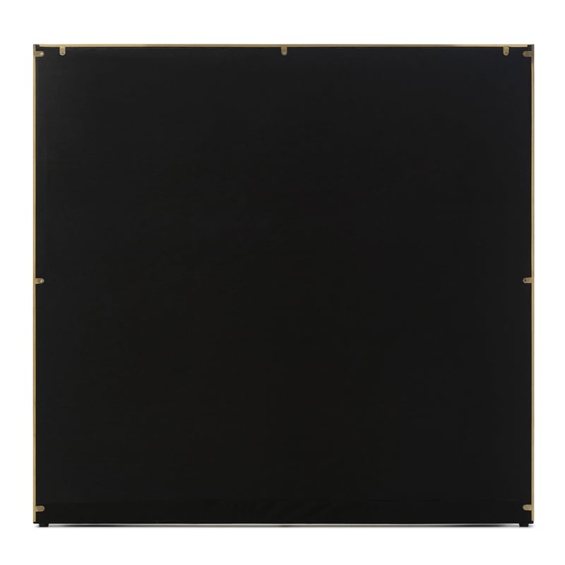 Rollie Vegan Leather Upholstered Queen Bed Frame In Cream