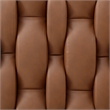 Rollie Canopy Vegan Leather Upholstered King Bed Frame In Brown