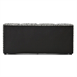 Sienna Upholstered Platform Queen Bed Low Profile with Padded Headboard