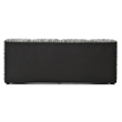 Sienna Upholstered Platform King Bed Low Profile with Padded Headboard