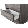 Modrest Asus 5-Drawer Self Closing Modern MDF Wood Chest in Matte Elm Gray