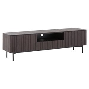 Modrest Calhoun TV Stand for TVs up to 63&quot Modern Ash Wood TV Stand in Brown