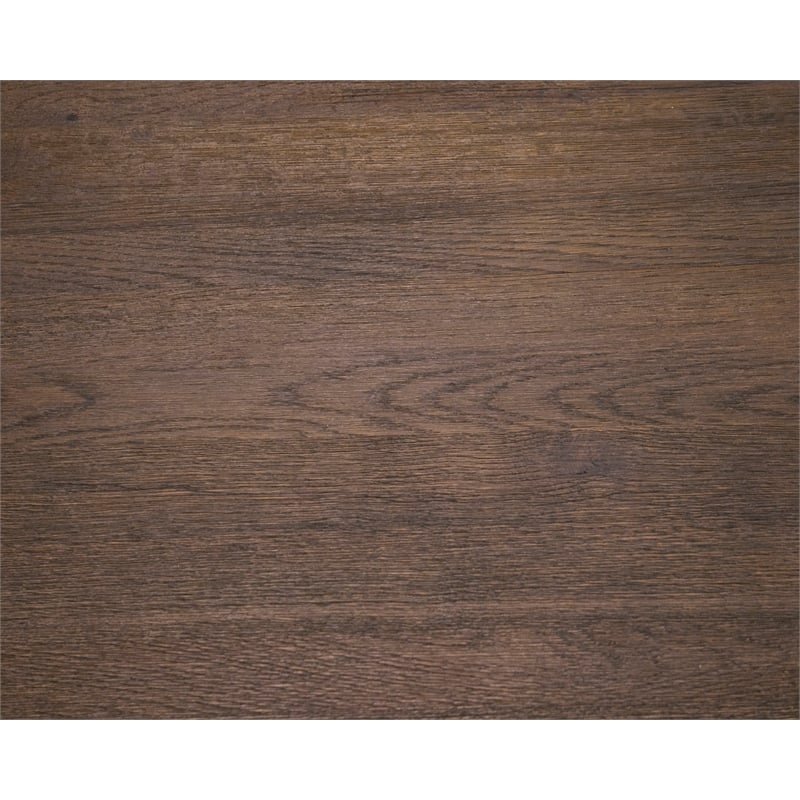 Modrest June Modern Solid Wood & Concrete Coffee Table in Dark Gray/Walnut