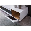 Modrest Frost 2-Drawer Modern MDF Wood TV Stand for TVs up to 78