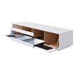 Modrest Frost 2-Drawer Modern MDF Wood TV Stand for TVs up to 78
