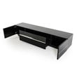 Modrest Caeden Contemporary MDF Wood & Metal TV Stand for TVs up to 79