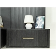 Modrest Manchester Contemporary 1-Drawer Bedroom Nightstand in Dark Gray