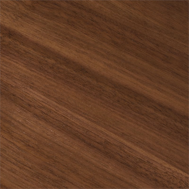Nova Domus Kamela 1-Drawer Engineered Wood Nightstand in Walnut