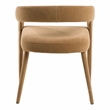 Modrest Mundra Modern Tan Fabric Dining Chair