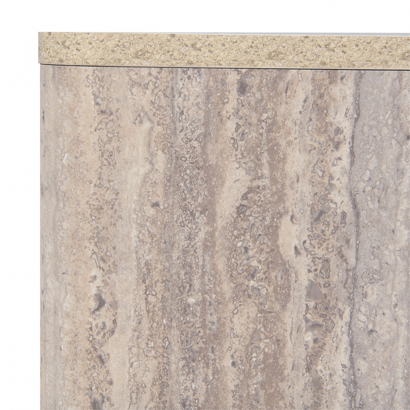 Nova Domus Roma - Modern Travertine Square Coffee Table