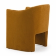 Danube - Modern Burnt Orange Fabric Dining Chair