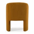 Danube - Modern Burnt Orange Fabric Dining Chair