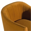 Danube - Modern Burnt Orange Fabric Dining Chair