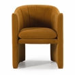Danube - Modern Burnt Orange Fabric Dining Chair