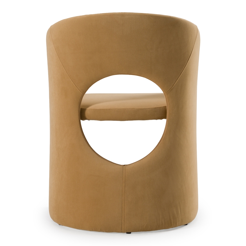 Brea - Modern Tan Fabric Dining Chair