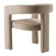 Cherish - Modern Beige Fabric Dining Chair