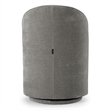 Correa - Modern Dove Grey Fabric Swivel Dining Chair