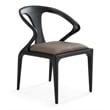 Campbell - Mid-Century Modern Grey & Black Ash Dining Chair