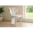 Masuda - Modern Beige Pattern Fabric Dining Chair (Set of 2)