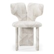Masuda - Modern Beige Pattern Fabric Dining Chair (Set of 2)