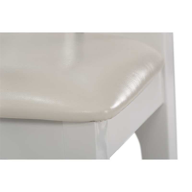 Maxi - White Gloss Chair (Set of 2)