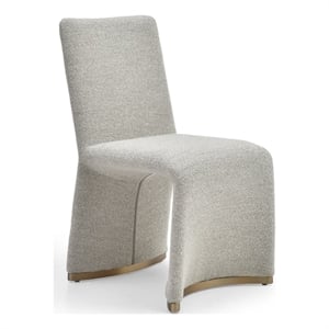 Kenda Contemporary Grey and Brushed Gold Dining Chair (Set of 2)