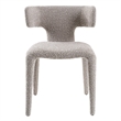 Saehee - Modern Light Gray Fabric Dining Chair
