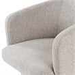 Linton - Modern Light Gray Fabric Dining Chair