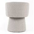 Linton - Modern Light Gray Fabric Dining Chair