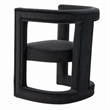 Kendra - Modern Black Fabric Accent Chair