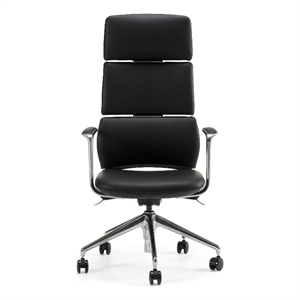 Clyne - Modern Black Vegan Leather Executive Office Chair