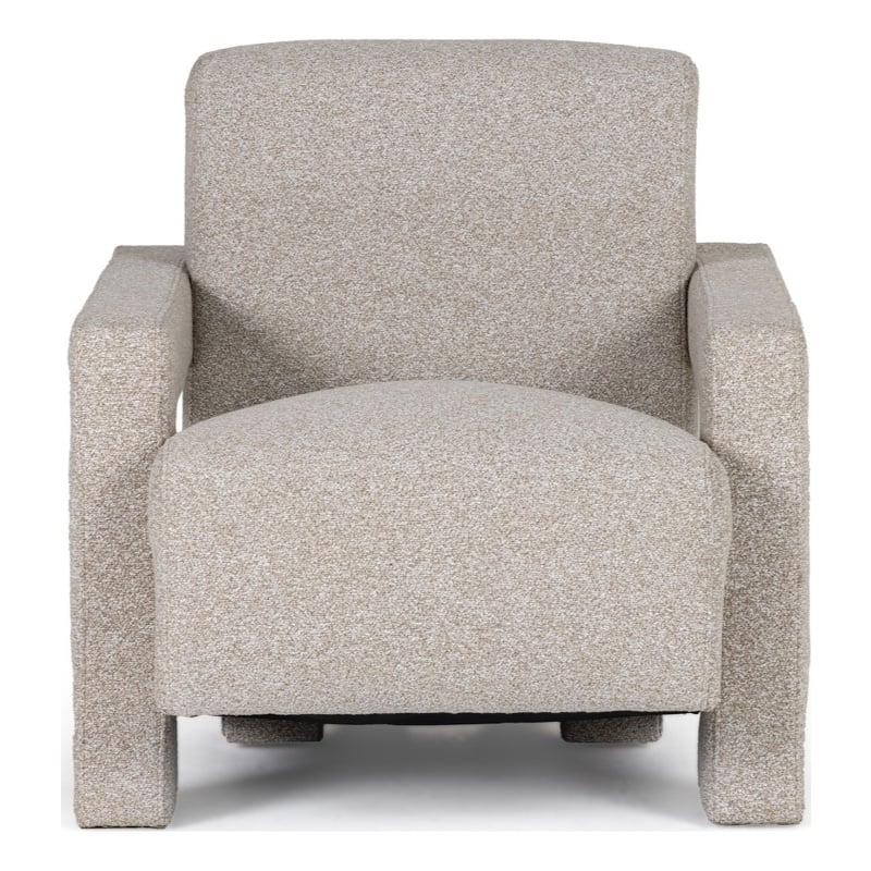 Wylie - Modern Beige Fabric Accent Chair