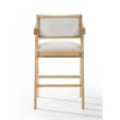 Fern - Modern Natural and Beige Counter Stool Set of 2