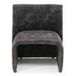 Modern Jarvis Accent Dark Gray Fabric Chair