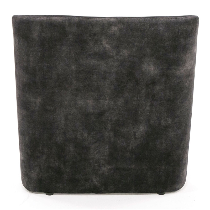 Modern Jarvis Accent Dark Gray Fabric Chair