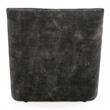 Modern Jarvis Accent Dark Gray Fabric Chair