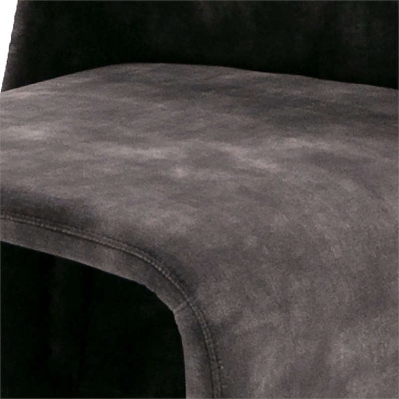Modern Jarvis Accent Dark Gray Fabric Chair
