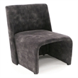 Modern Jarvis Accent Dark Gray Fabric Chair