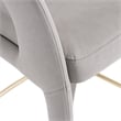 Faerron - Modern Gray Leatherette Bar Chair