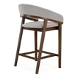 Truman - Mid-Century Modern Gray & Walnut Counter Chair (Set of 2)