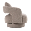 Johnny - Modern Brown Fabric Accent Chair